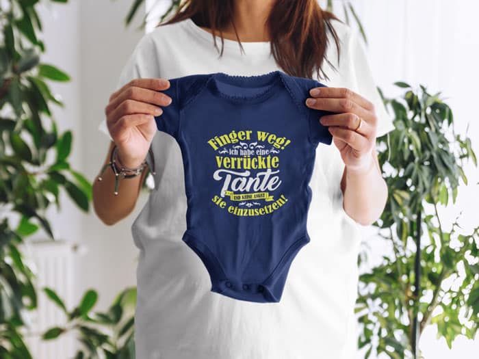 Baby Body als lustiges Geschenk für werdende Tanten