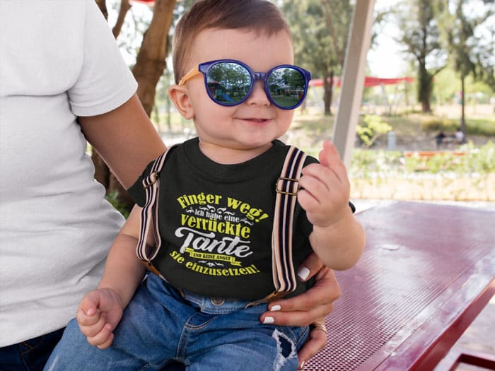 Baby T-Shirt als lustiges Geschenk für werdende Tanten