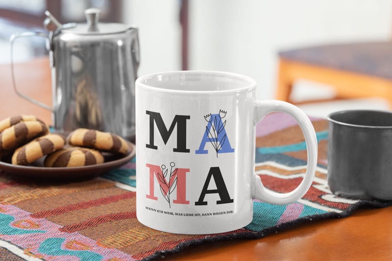 Mama Geschenk Tasse perfekt für Schwangere