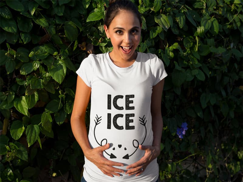Lustiges Geschenk für Schwangere - Schwangerschafts T-Shirt