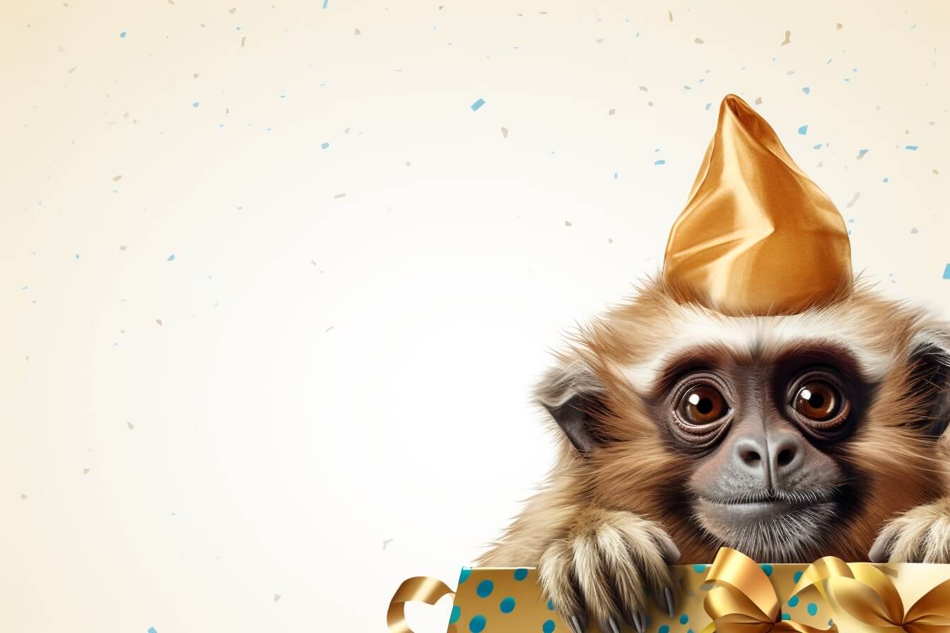 Kostenlose Geburtstagsbilder zum Downloaden und Teilen: Affe