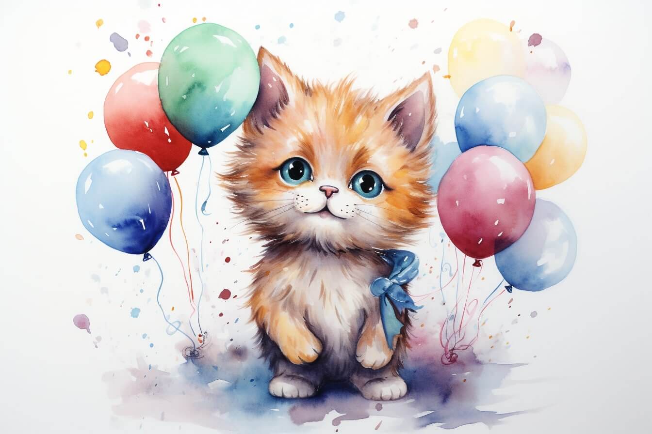Kostenlose Geburtstagsbilder zum Downloaden und Teilen: Katze