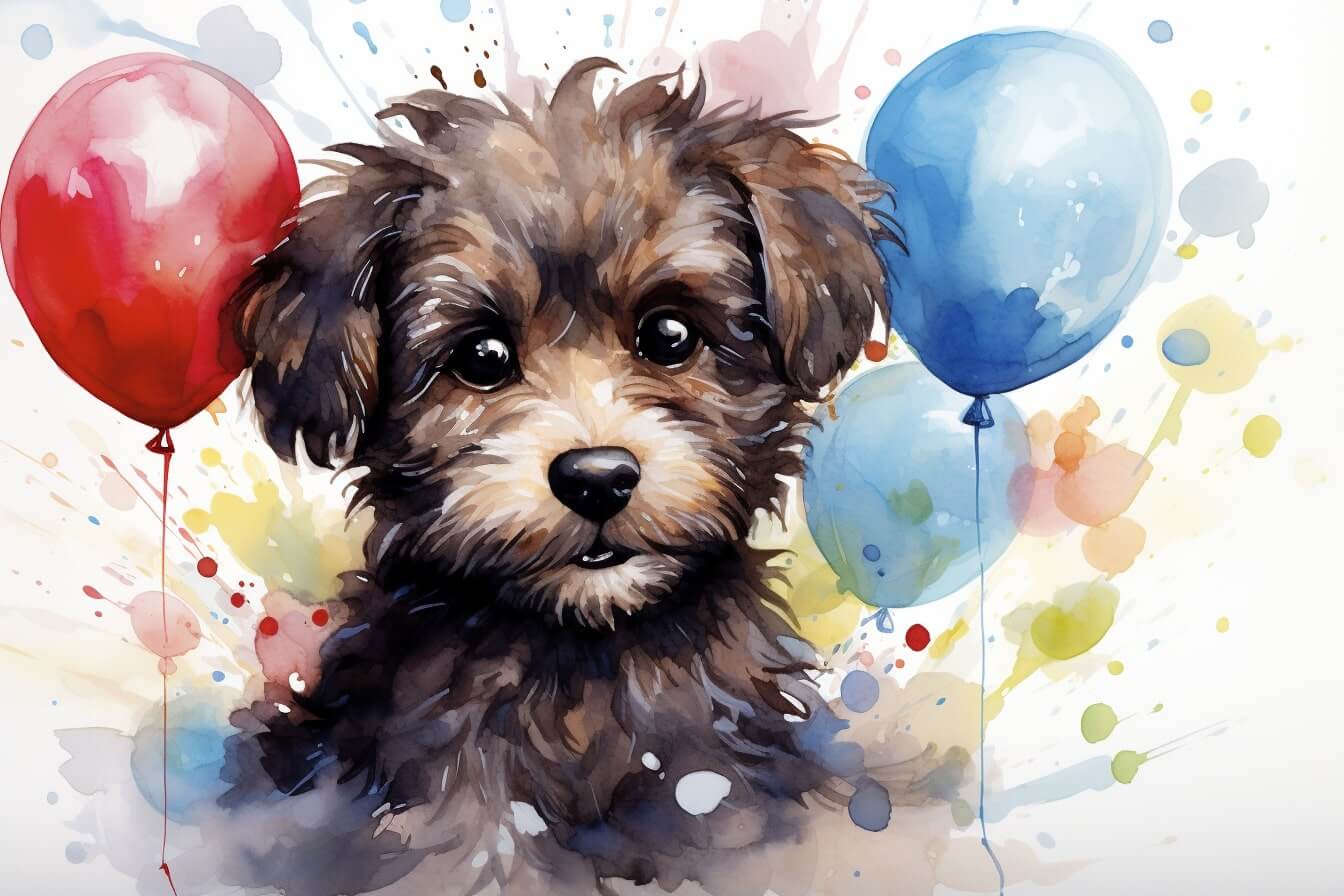 Kostenlose Geburtstagsbilder zum Downloaden und Teilen: Hund