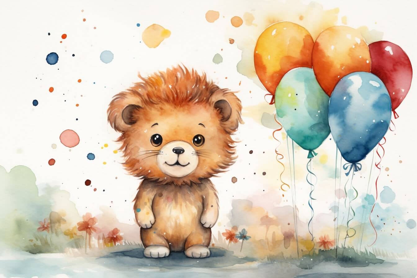 Kostenlose Geburtstagsbilder zum Downloaden und Teilen: Löwe