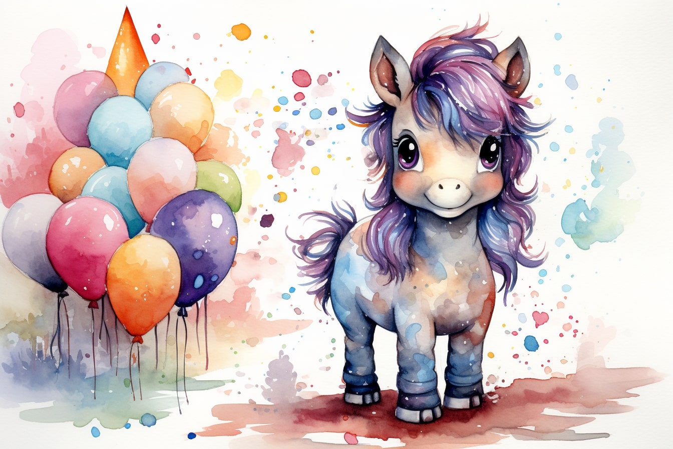 Kostenlose Geburtstagsbilder zum Downloaden und Teilen: Pferd