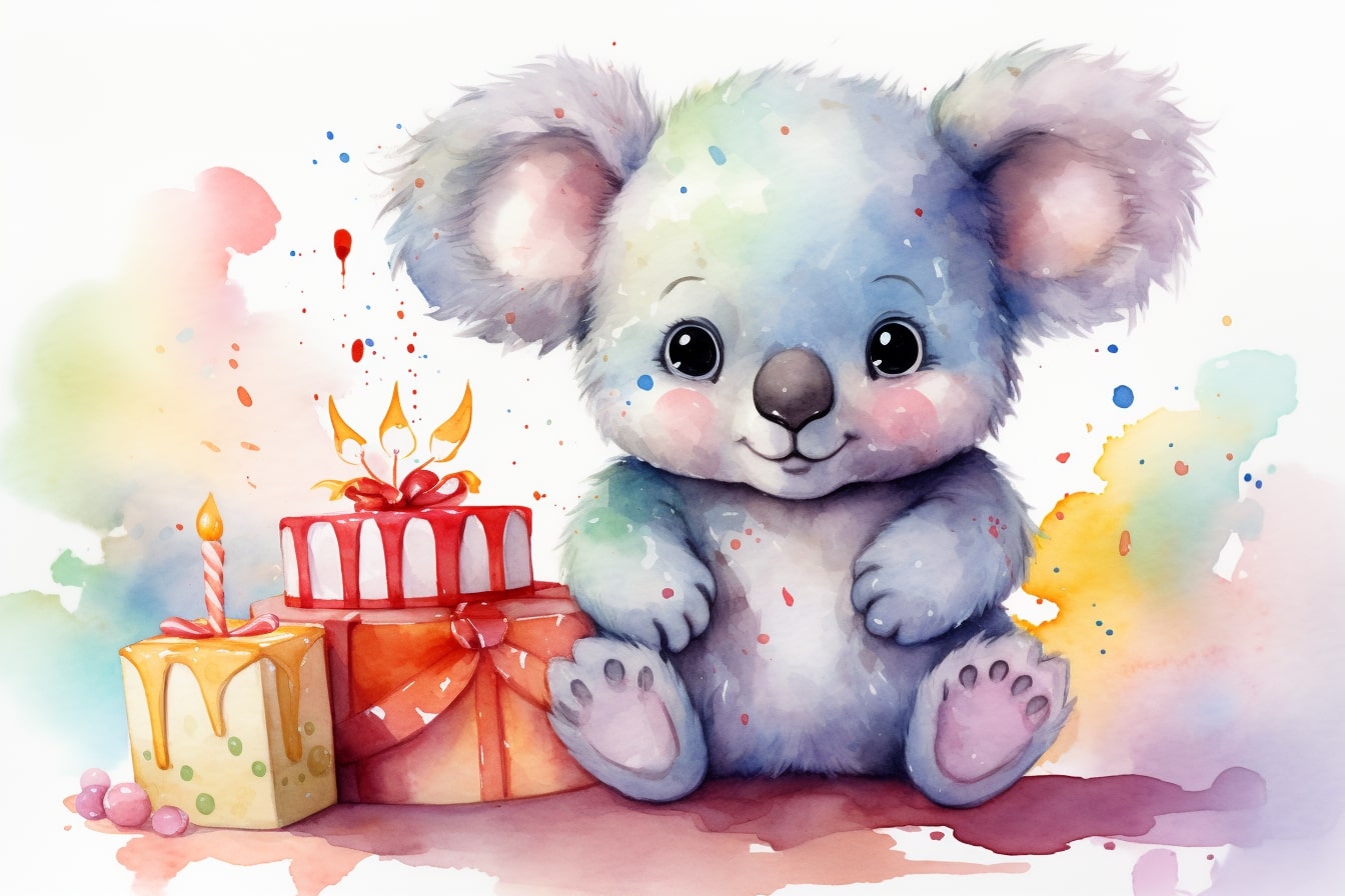 Kostenlose Geburtstagsbilder zum Downloaden und Teilen: Koala