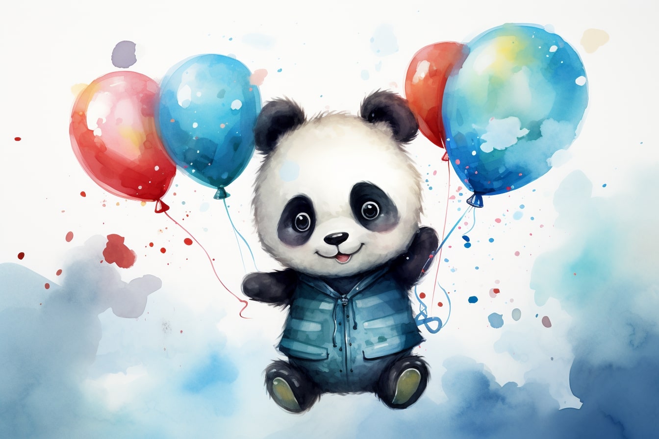 Kostenlose Geburtstagsbilder zum Downloaden und Teilen: Panda