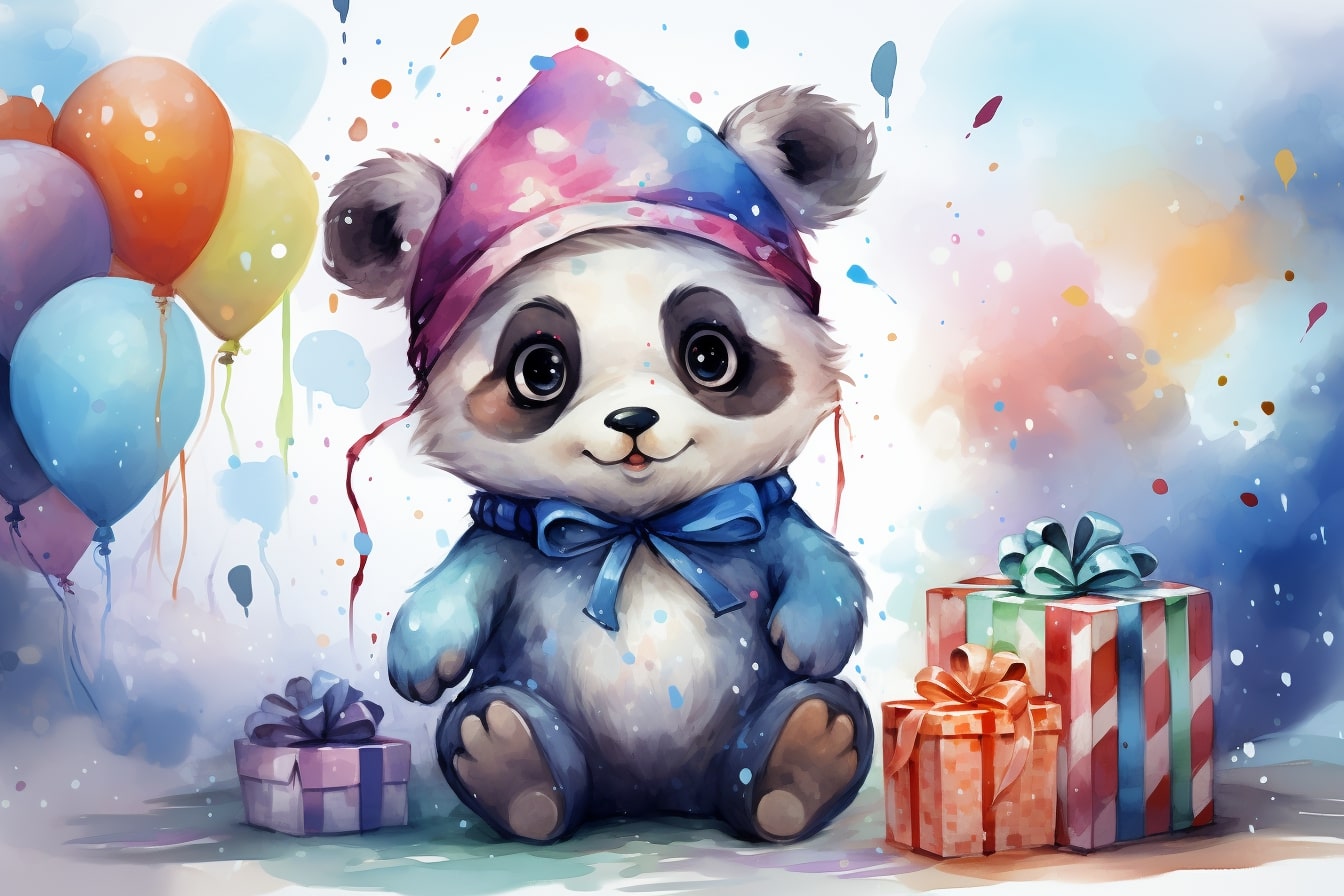 Kostenlose Geburtstagsbilder zum Downloaden und Teilen: Panda