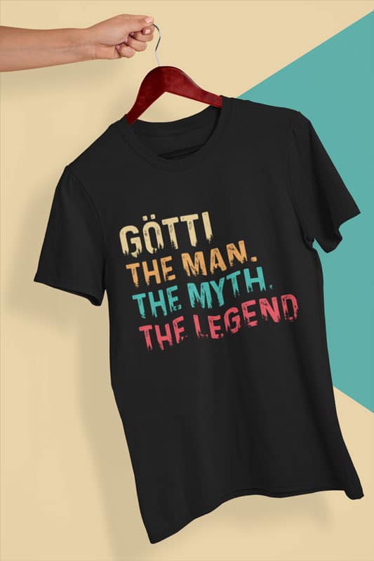 Götti Geschenk: Götti The Man. The Myth. The Legend
