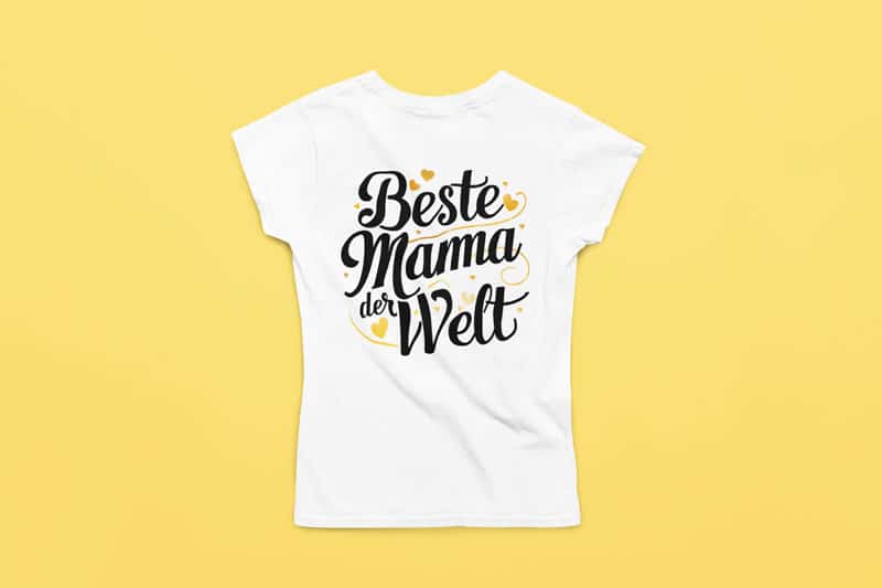 Beste Mama der Welt T-Shirt Geschenk für Mütter